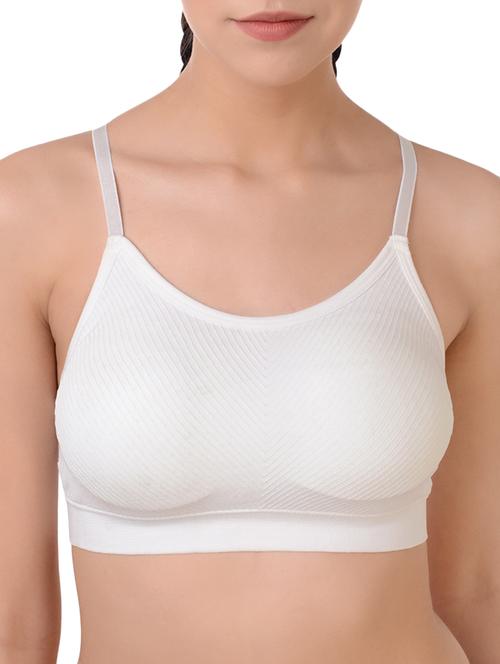 lace detail styled back sports bra - 16157488 - Very Small Image - 1