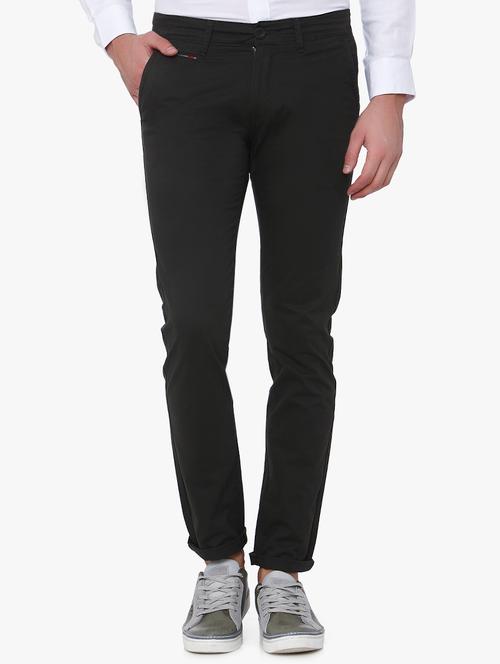 green solid chinos - 16165028 - Very Small Image - 1