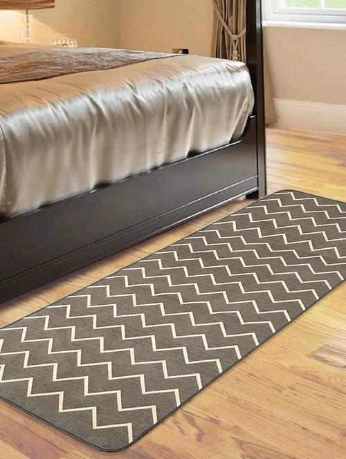 jacquard kitchen/bedside runner -70x200 cm, grey - 16165361 - Very Small Image - 1