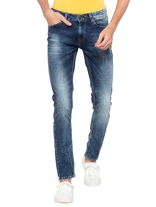 blue heavy washed jeans - 16165477 - Very Small Image - 1