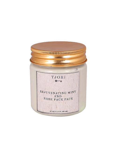 tjori rejuvenating mint and rose face pack - 16165591 - Very Small Image - 1