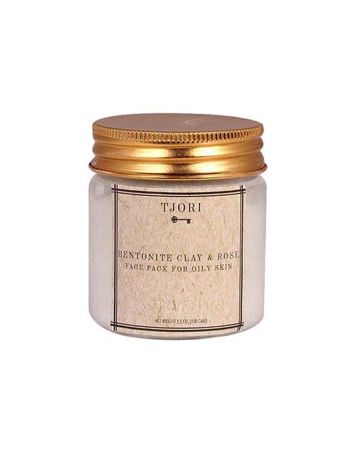 tjori bentonite clay & rose face pack for oily skin - 16165599 - Very Small Image - 1