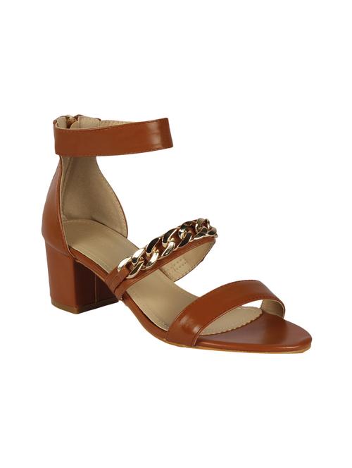 tan ankle strap sandals - 16165820 - Very Small Image - 1