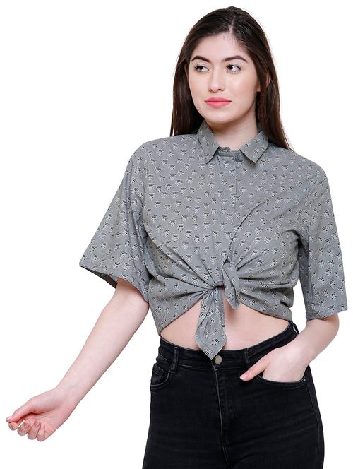 concealed placket short sleeved shirt - 16165847 - Very Small Image - 1