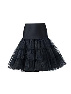 tiered flared skirt - 16166343 - Very Small Image - 1