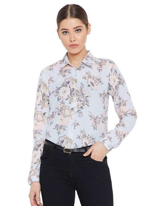 long sleeved floral shirt - 16166765 - Very Small Image - 1