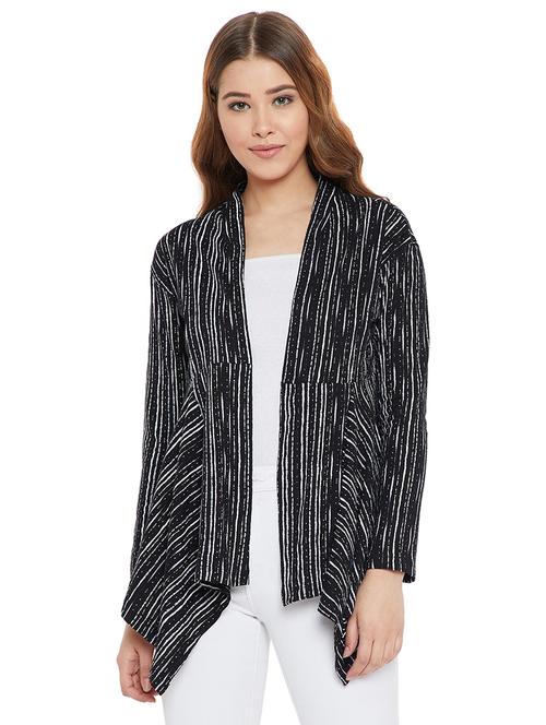 striped asymmetric shrug - 16167312 - Very Small Image - 1