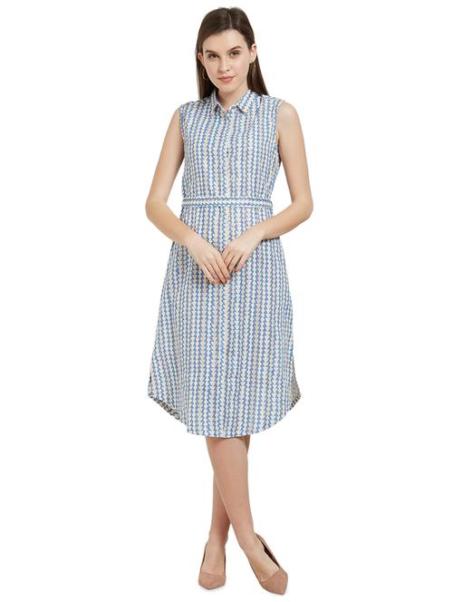 tie back a-line dress - 16167408 - Very Small Image - 1