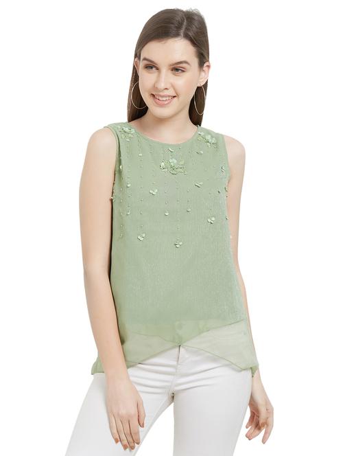 embellished asymmetric top - 16167430 - Very Small Image - 1