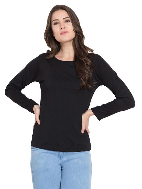 long sleeved solid tee - 16168676 - Very Small Image - 1