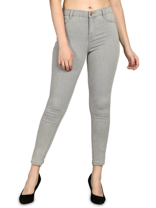 high rise cropped jeans - 16168696 - Very Small Image - 1