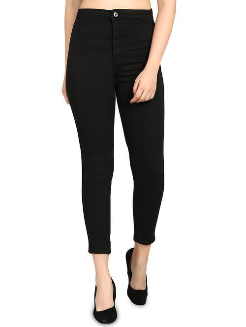 high rise cropped jeans - 16168703 - Very Small Image - 1