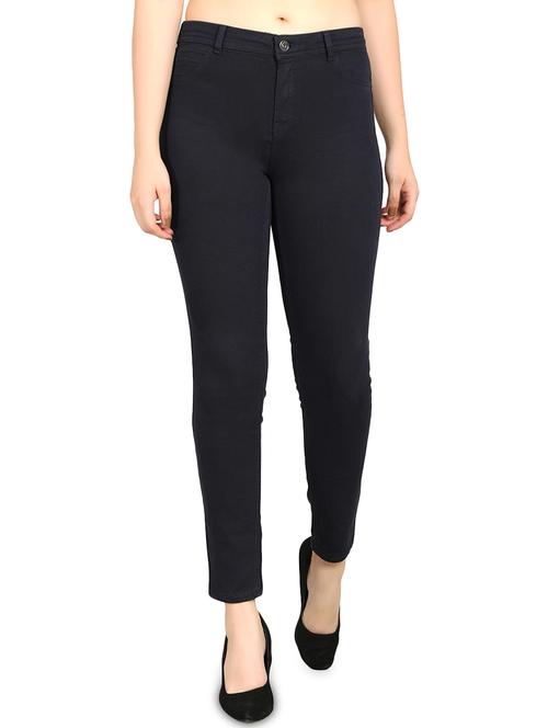 high rise ankle length jeans - 16168729 - Very Small Image - 1