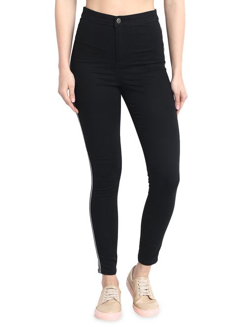 side taped high rise jeans - 16168750 - Very Small Image - 1