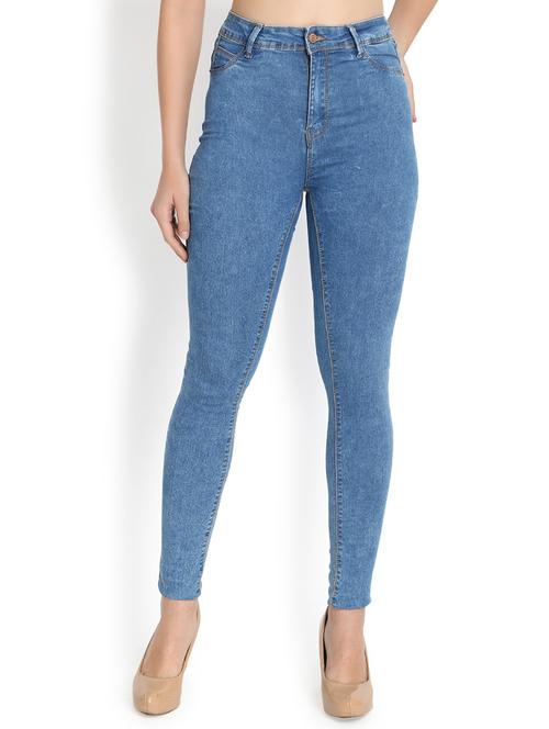 high rise acid washed jeans - 16168849 - Very Small Image - 1
