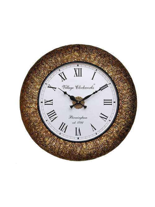 decorative wooden analog wall clock - 16169136 - Very Small Image - 1