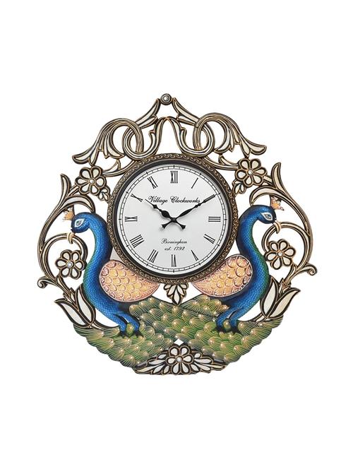 peacock analog wall clock - 16169155 - Very Small Image - 1