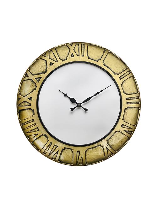 handcrafted wooden analog wall clock - 16169187 - Very Small Image - 1