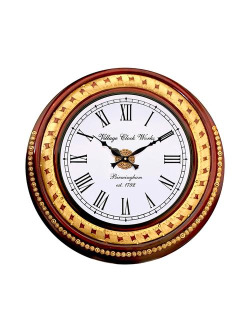 handcrafted decorative analog wall clock - 16169199 - Very Small Image - 1