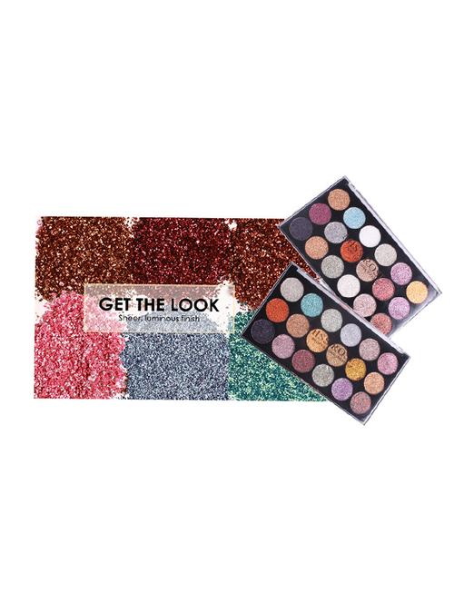 miss rose 18 color glittering eyeshadow palette shade #m1 32gm - 16169546 - Very Small Image - 1