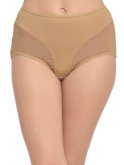 high rise mesh panel hipster panty - 16169680 - Very Small Image - 1