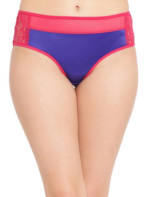 color block lace detail hipster panty - 16169721 - Very Small Image - 1