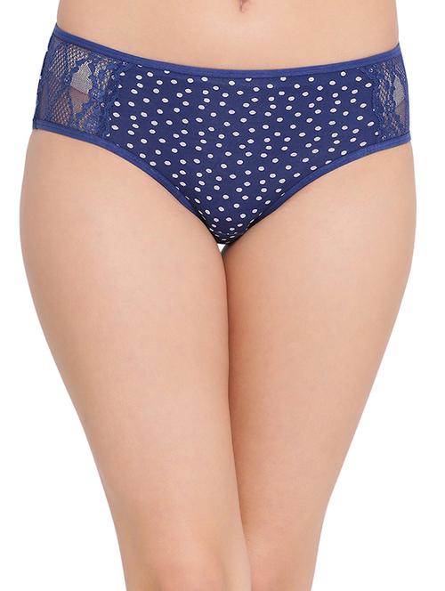 lace panel polka dots panty - 16169756 - Very Small Image - 1