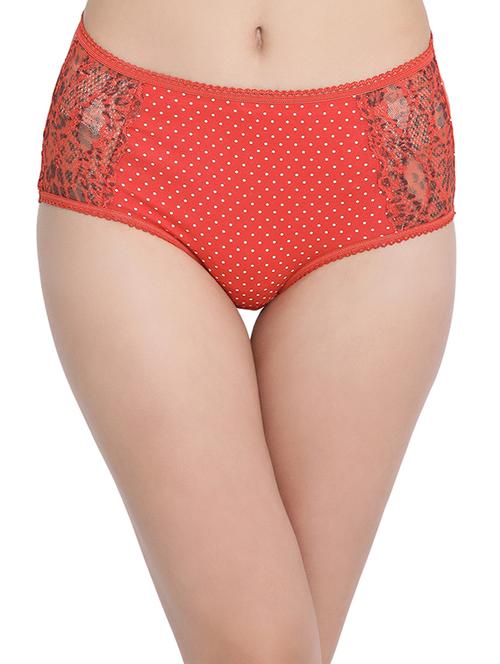 lace detail dot print hipster panty - 16169762 - Very Small Image - 1