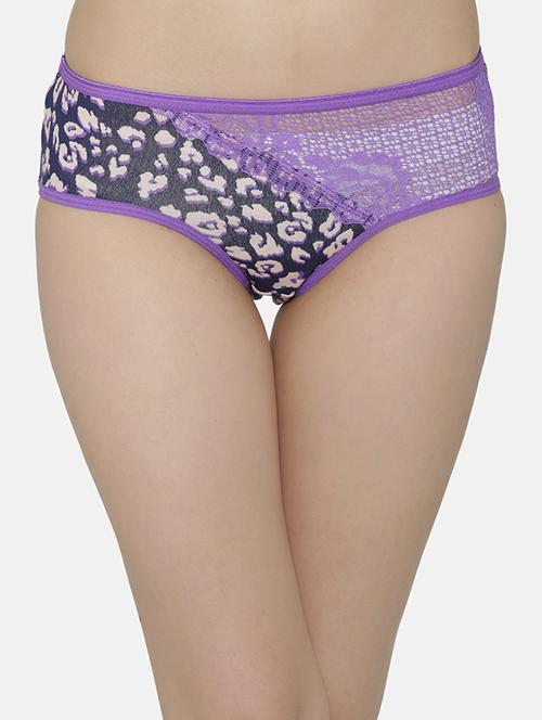 lace panel hipster panty - 16169882 - Very Small Image - 1