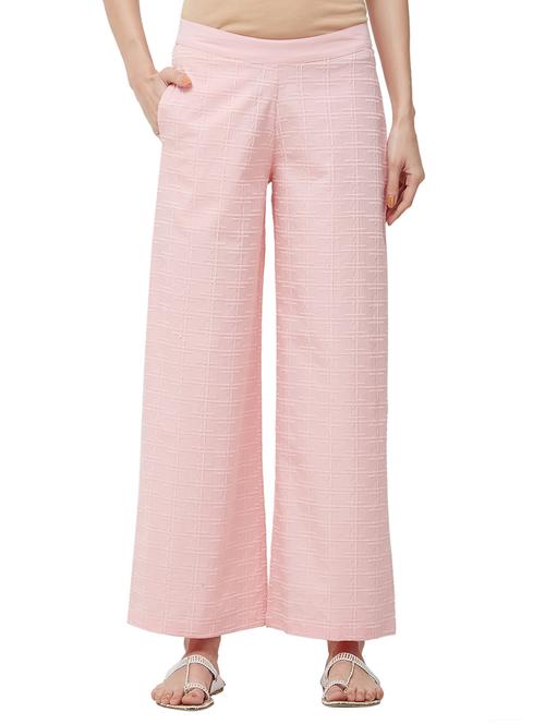 embroidered straight palazzo - 16170659 - Very Small Image - 1