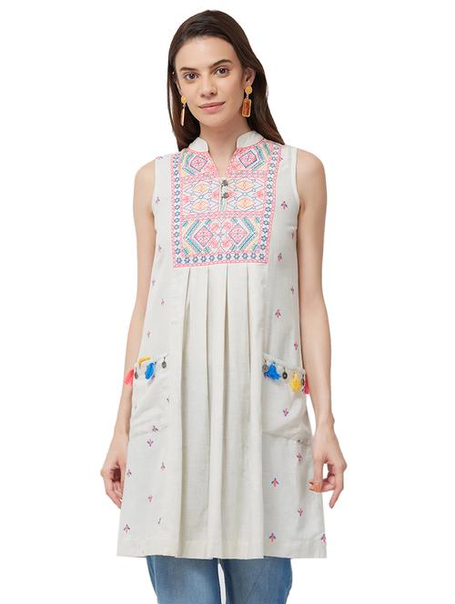 tassel detail pocket patch tunic - 16170706 - Very Small Image - 1