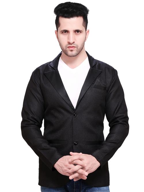 black single breasted casual blazer - 16171124 - Very Small Image - 1