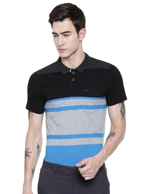 multicolor striped polo tshirt - 16171875 - Very Small Image - 1