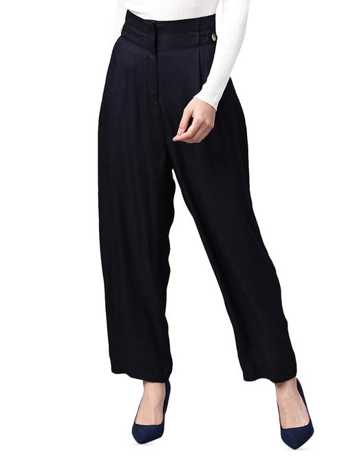high rise pleated trouser - 16173016 - Very Small Image - 1