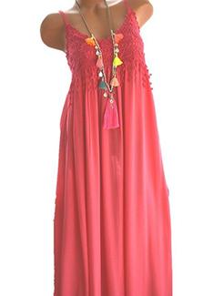 lace detail a-line dress - 16176297 - Very Small Image - 1