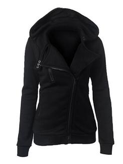 hooded neck zip up jacket - 16176584 - Very Small Image - 1