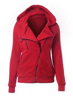 hooded neck zip up jacket - 16176628 - Very Small Image - 1