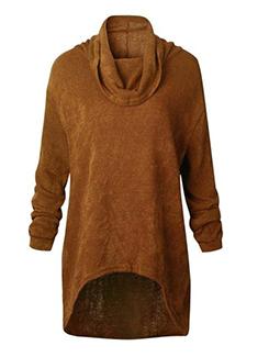 cowl neck asymmetric pullover - 16176745 - Very Small Image - 1