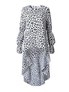 animal print high low tunic - 16176796 - Very Small Image - 1