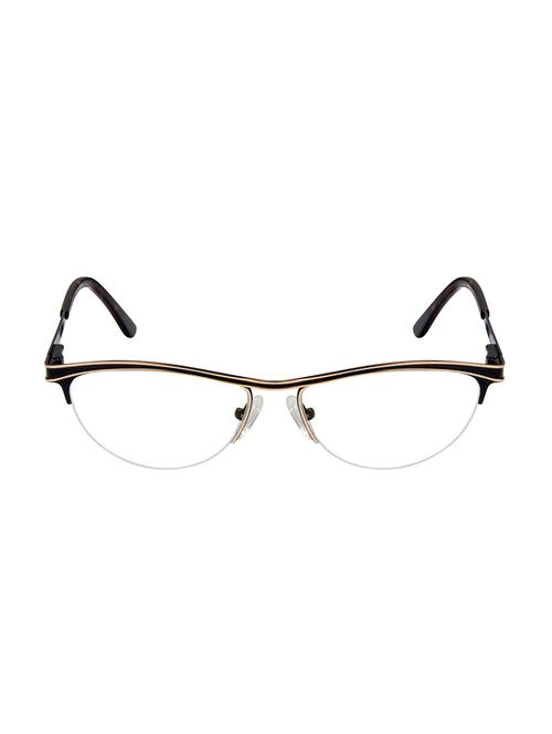 cardon matte black cateye half rim eyeglasses - 16177123 - Very Small Image - 1