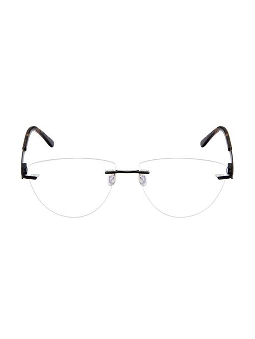 cardon matte black cateye rimless eyeglasses - 16177130 - Very Small Image - 1