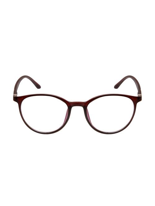 cardon matte brown oval full rim eyeglasses - 16177156 - Very Small Image - 1