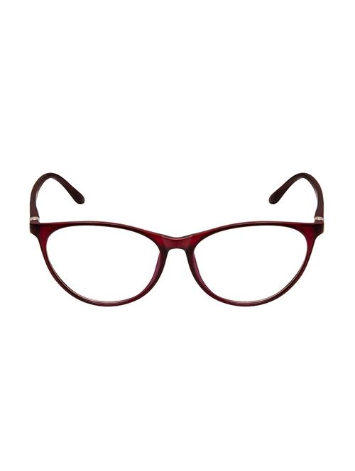 cardon matte maroon cateye full rim eyeglasses - 16177172 - Very Small Image - 1