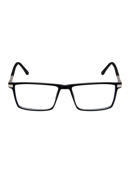 cardon matte black rectangular full rim eyeglasses - 16177262 - Very Small Image - 1