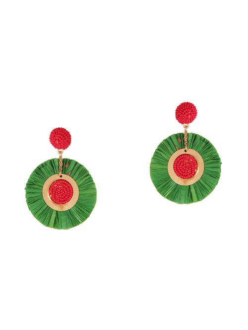 green metal earring - 16177732 - Very Small Image - 1