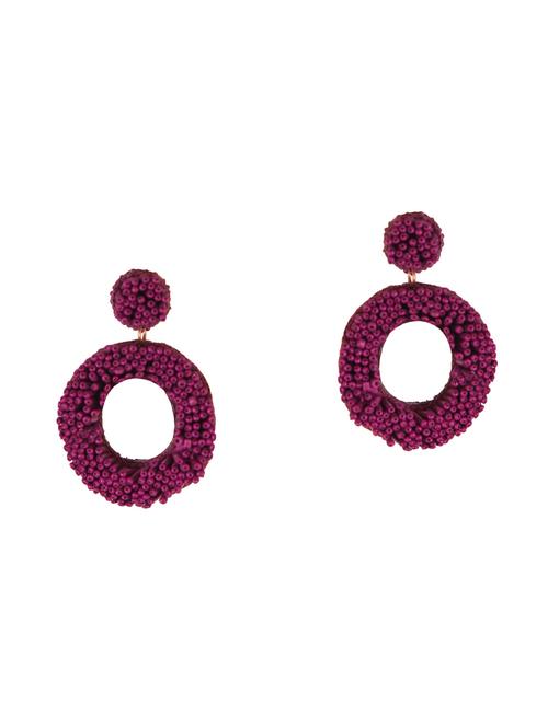 purple metal earring - 16177737 - Very Small Image - 1