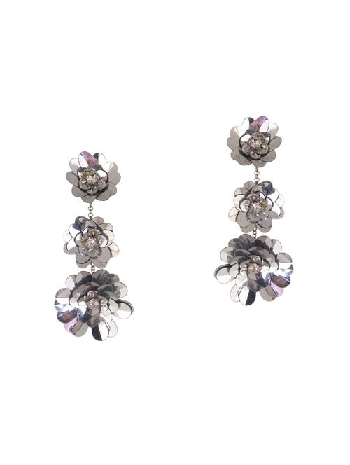 silver metal earring - 16177743 - Very Small Image - 1