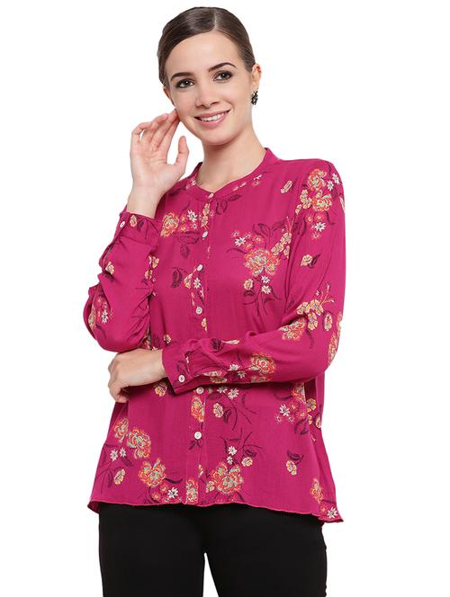 floral printed straight kurti - 16178290 - Very Small Image - 1
