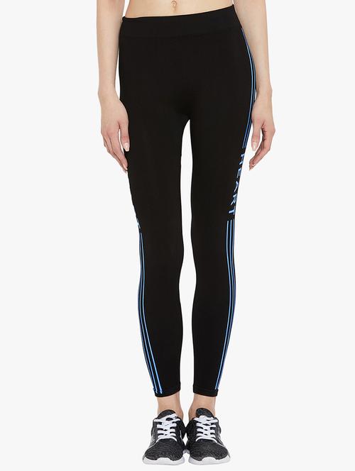 side striped letter print legging - 16179176 - Very Small Image - 1