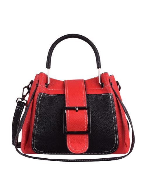 red leatherette (pu) handbag - 16179307 - Very Small Image - 1